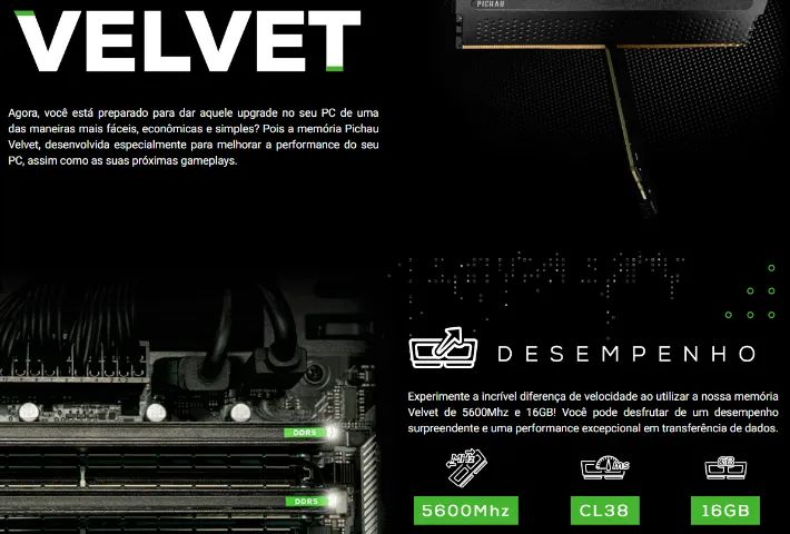 Memoria Ram Pichau Velvet, 16GB, DDR5, 5600MHz, C38 - Foto 5