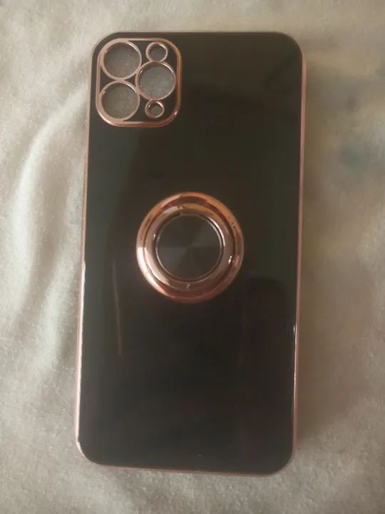 Capinha para iPhone com anel de apoio - Foto 2