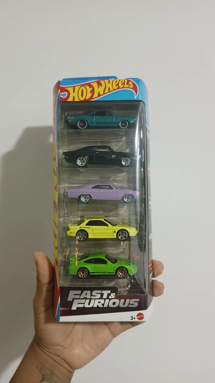 Pack Velozes e Furiosos 2025 Hotwheels 5 miniaturas lacrado