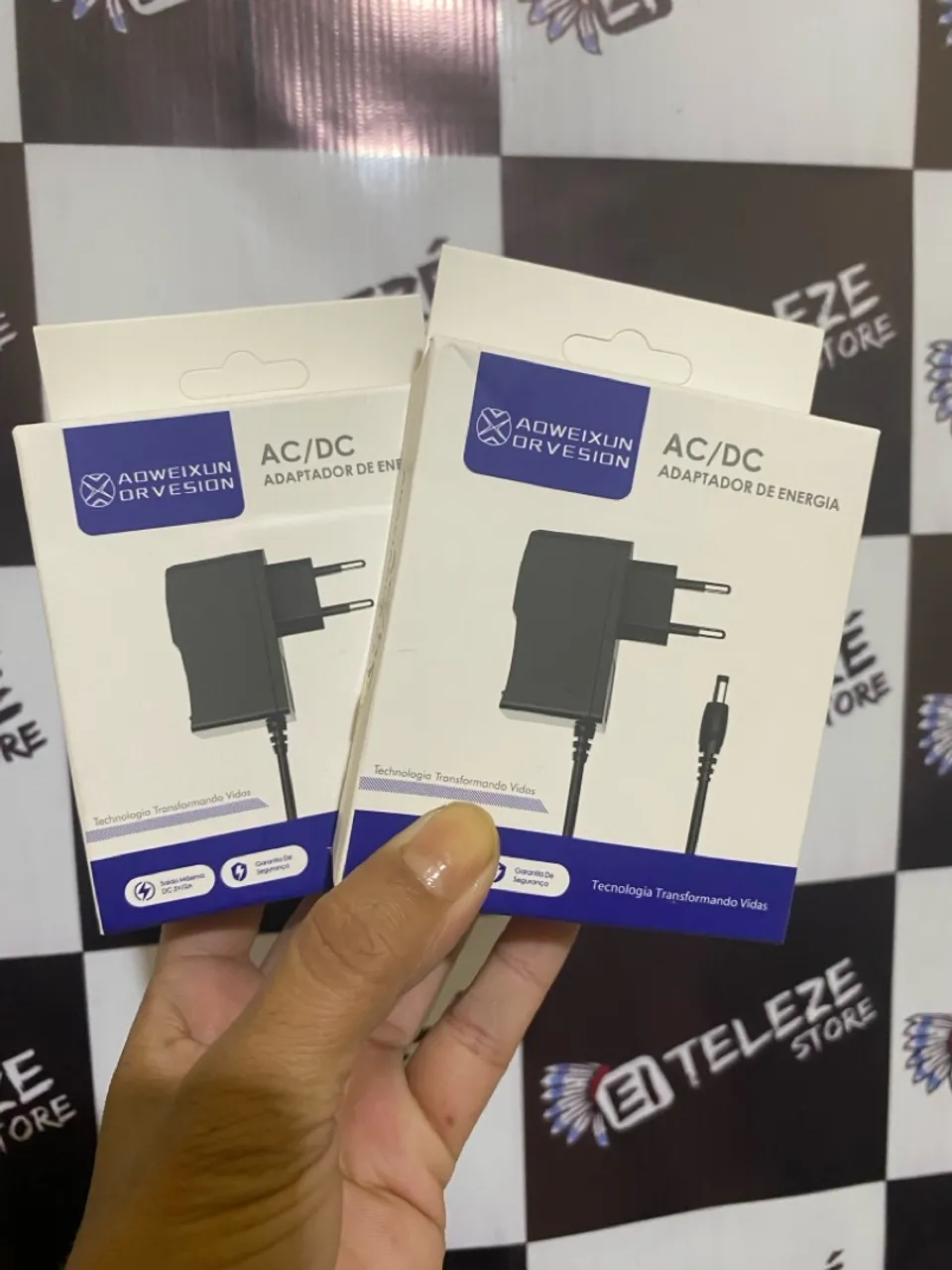 Adaptador de Energia AC/DC - Fonte de energia para tv box
