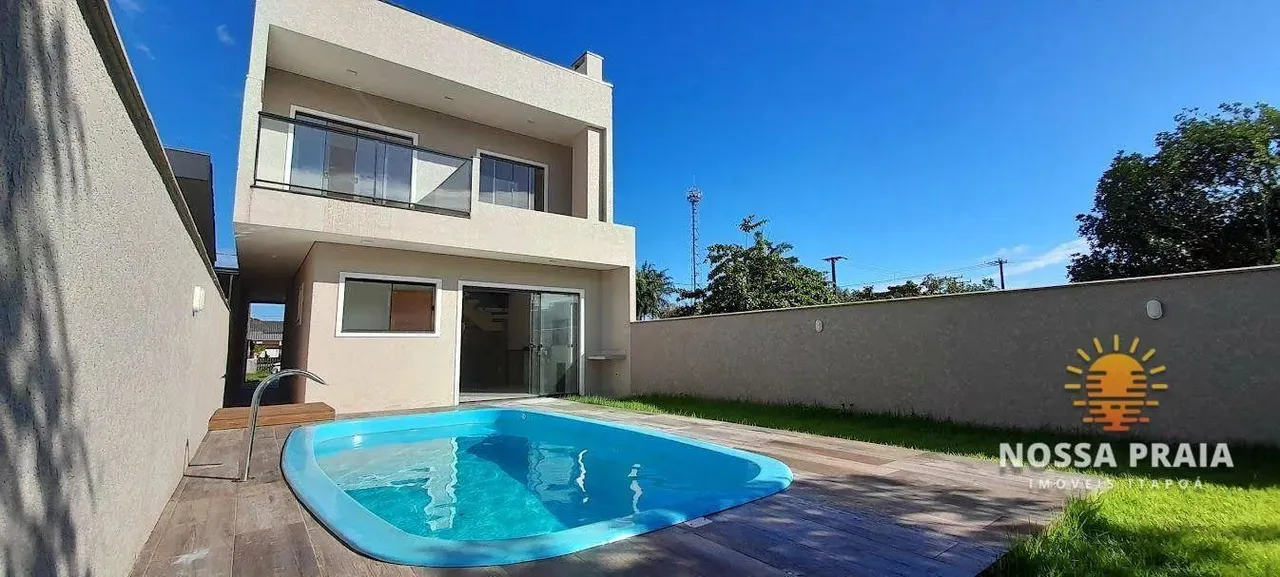 Sobrado com 3 dormitórios à venda, 140 m² por R$ 734.900,00 - Volta Ao Mundo I - Itapoá/SC