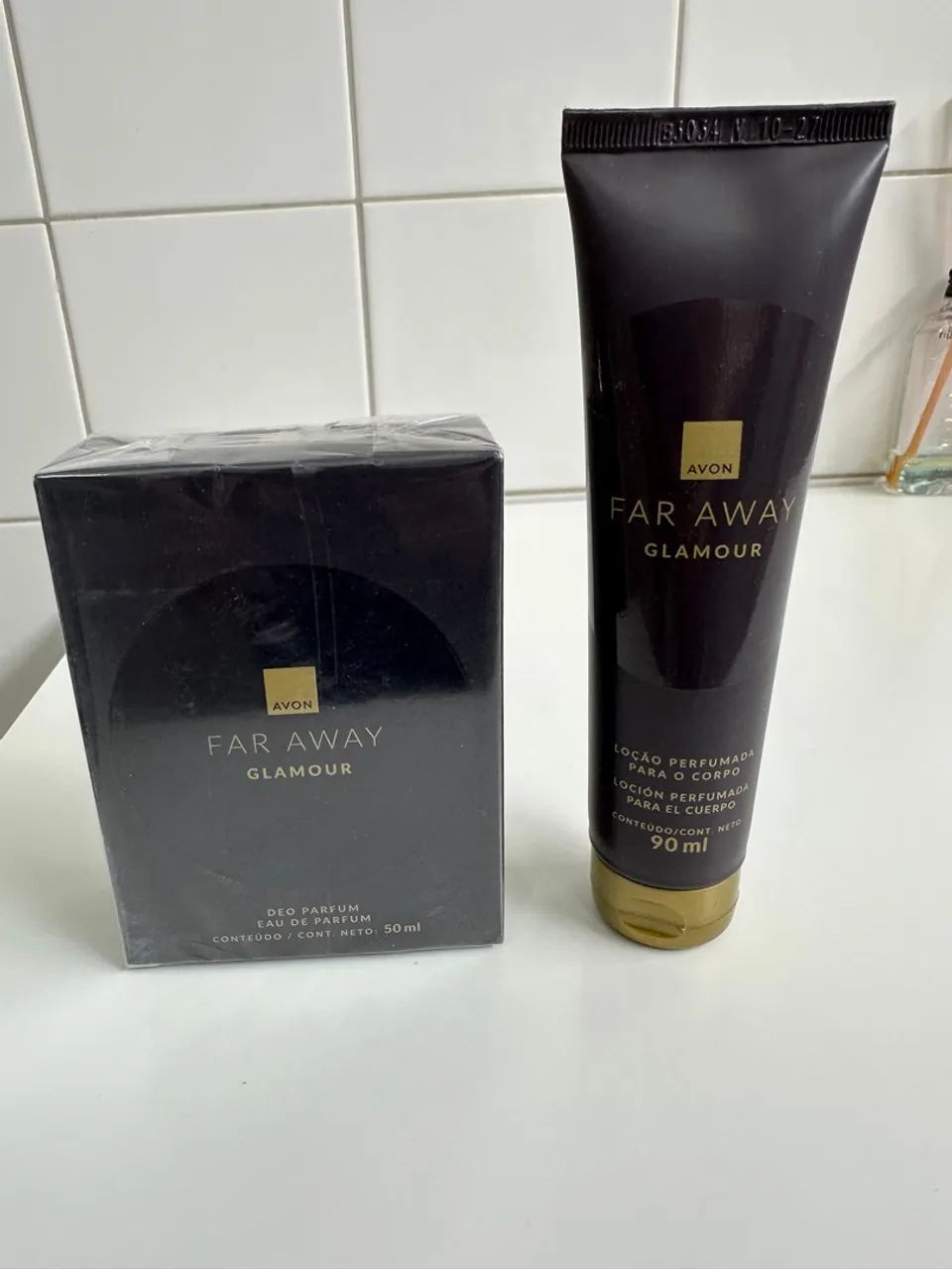 Kit Avon Far Away Glamour - Deo Parfum + Loção - Foto 5
