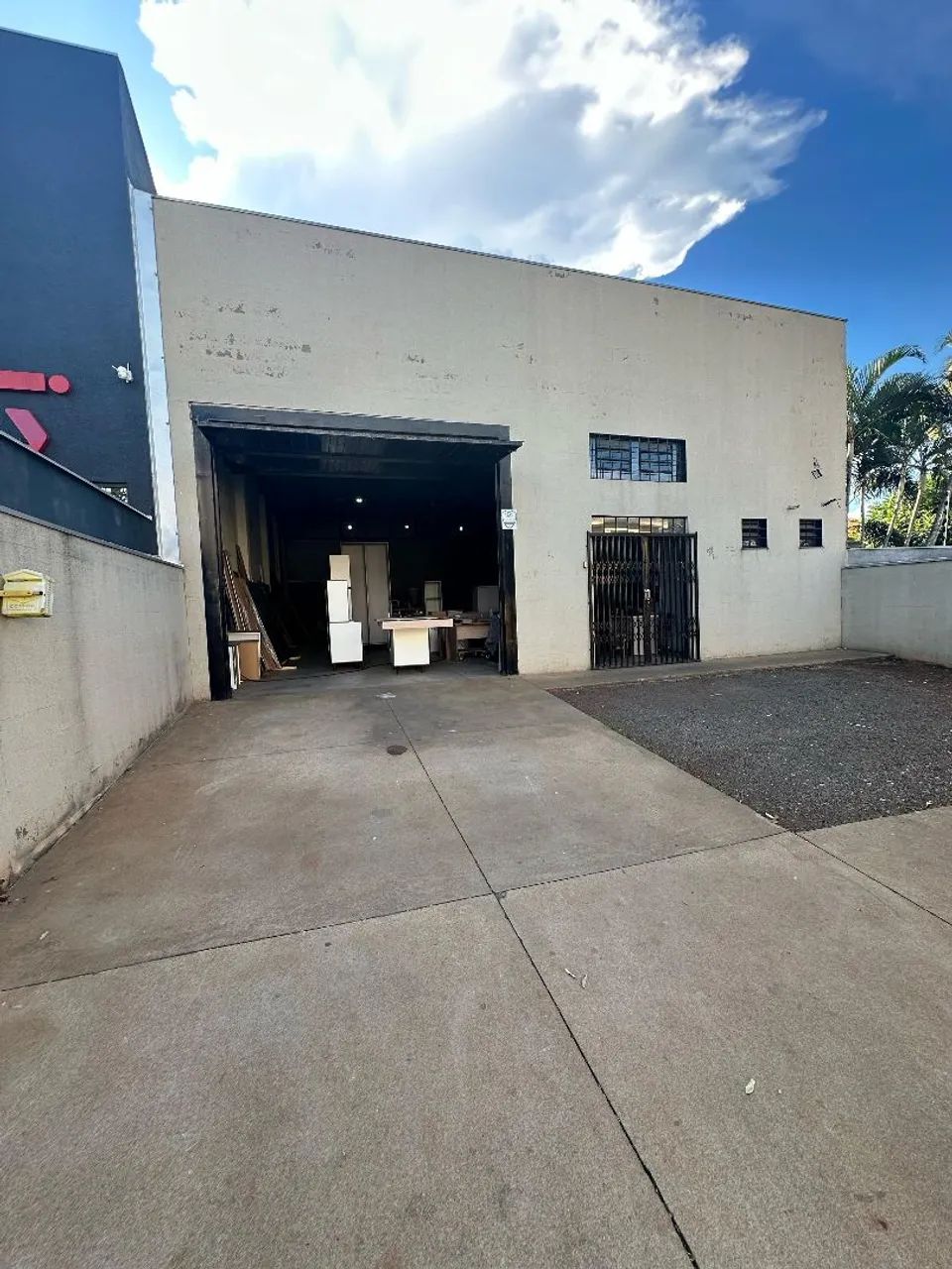 Barracão atrás clube olimpico