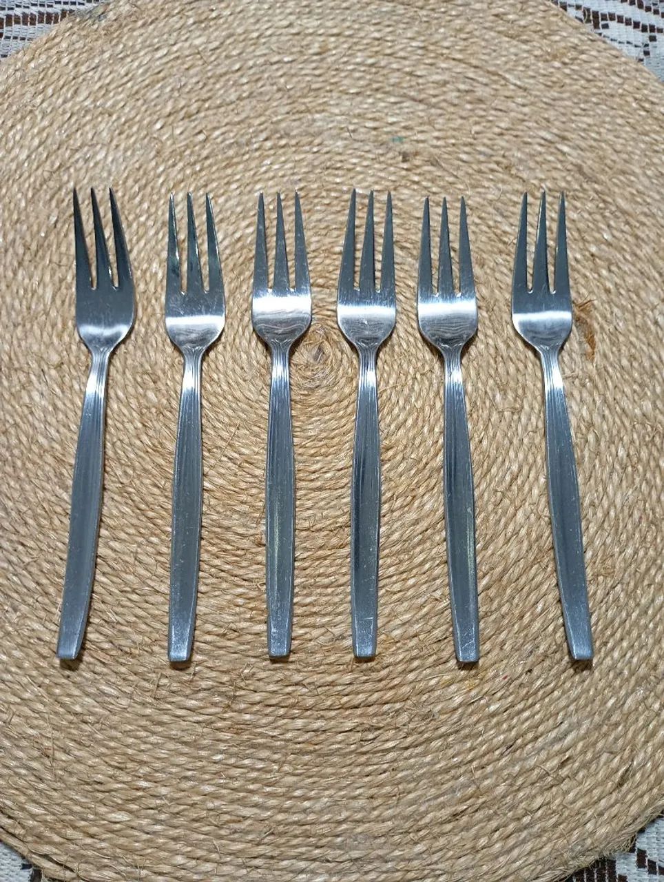 Conjunto 6 garfos sobremesa inox Wolff  - Foto 3