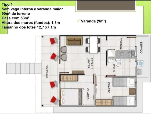 2 Quartos,1 vaga .Lazer completo .A venda (AL) - Foto 2