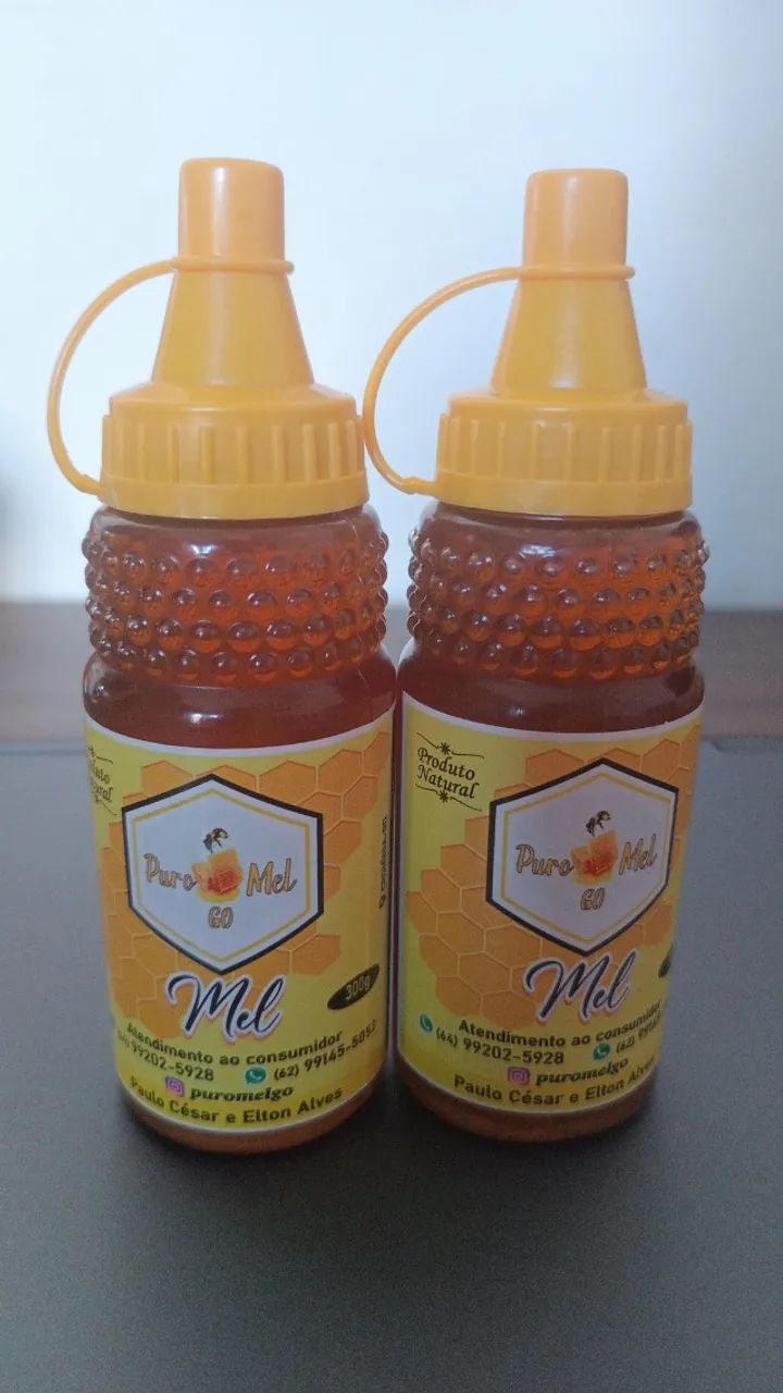 Mel Flor de Aroeira Bisnaga 300 G - Foto 2