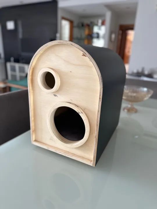 Casinha para PET de madeira - Novo serve para  Gatos ou cães de pequeno porte  - Foto 5