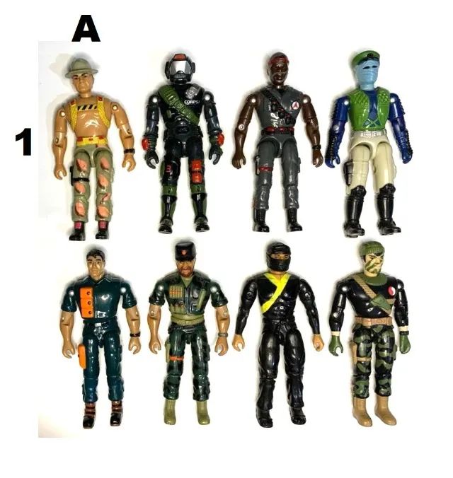 Figuras Lanard Corps Escala Comandos em Ação Gi Joe Importadas Vintage Action Figure - Foto 3