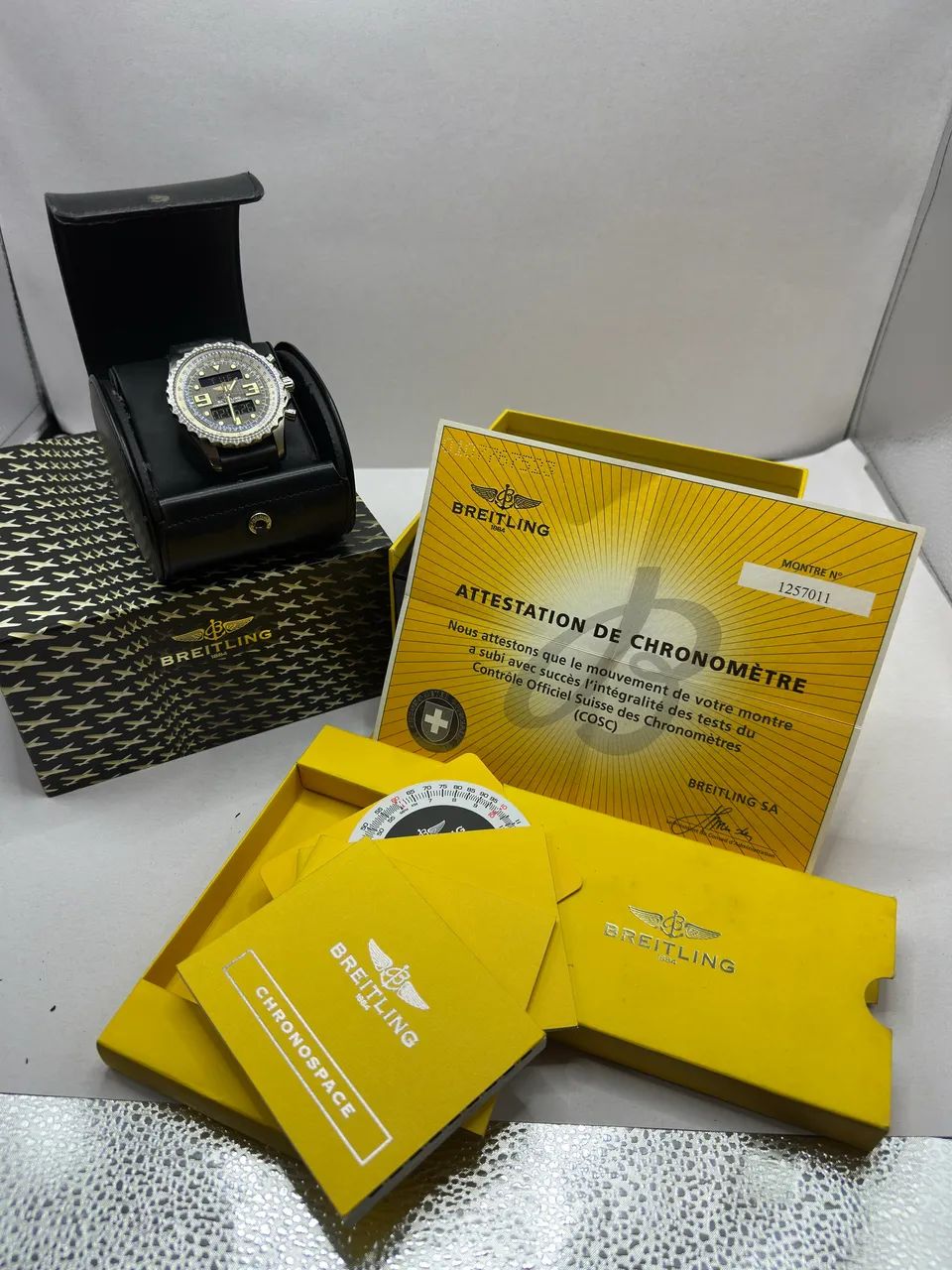 BREITLING CHRONOSPACE 48mm ano 2010 completo revisado  - Foto 4