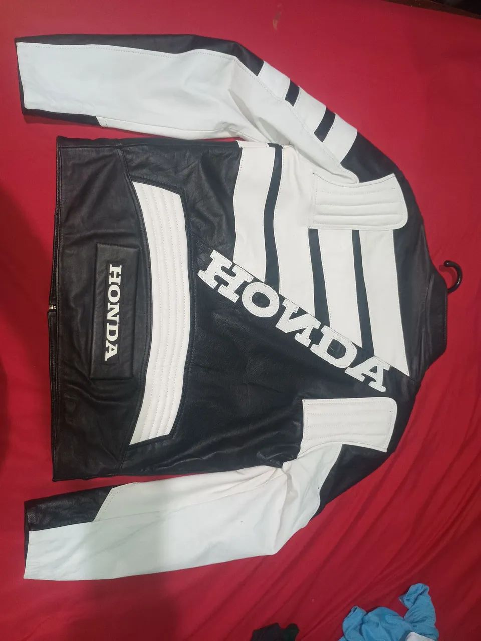 Jaqueta masculina couro HONDA 