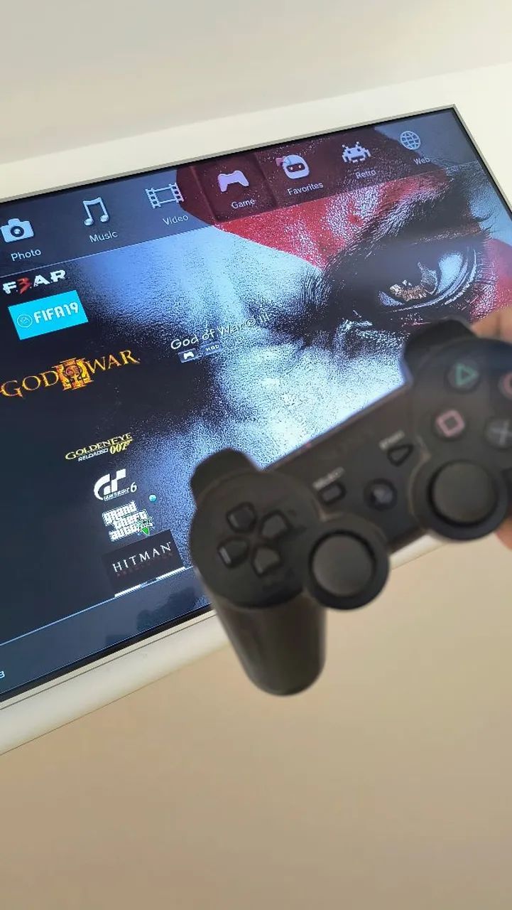 Ps3 slim desblo cheio de jogos 
