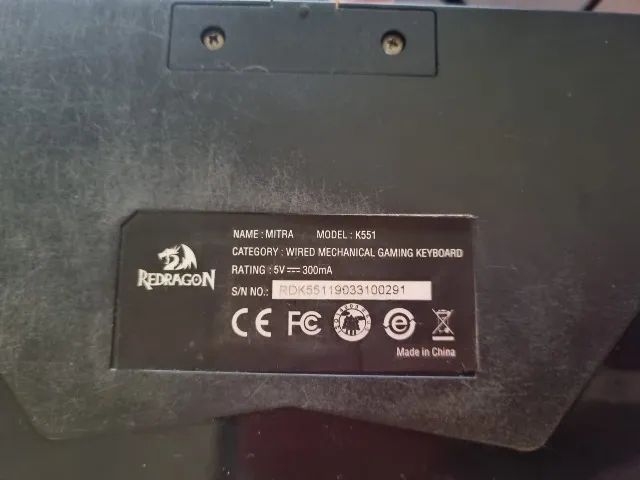 Teclado Redragon Mitra Switch Brown (Marrom) - Foto 3