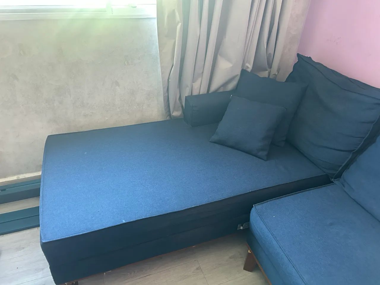 Sofá azul - Foto 3
