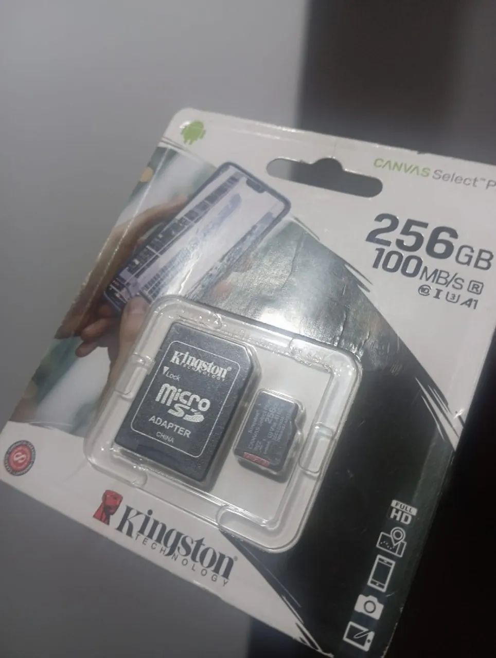 CARTÃO DE MEMORIA 256GB KINGSTON **NOVO** --> VENDO OU TROCO - Foto 2