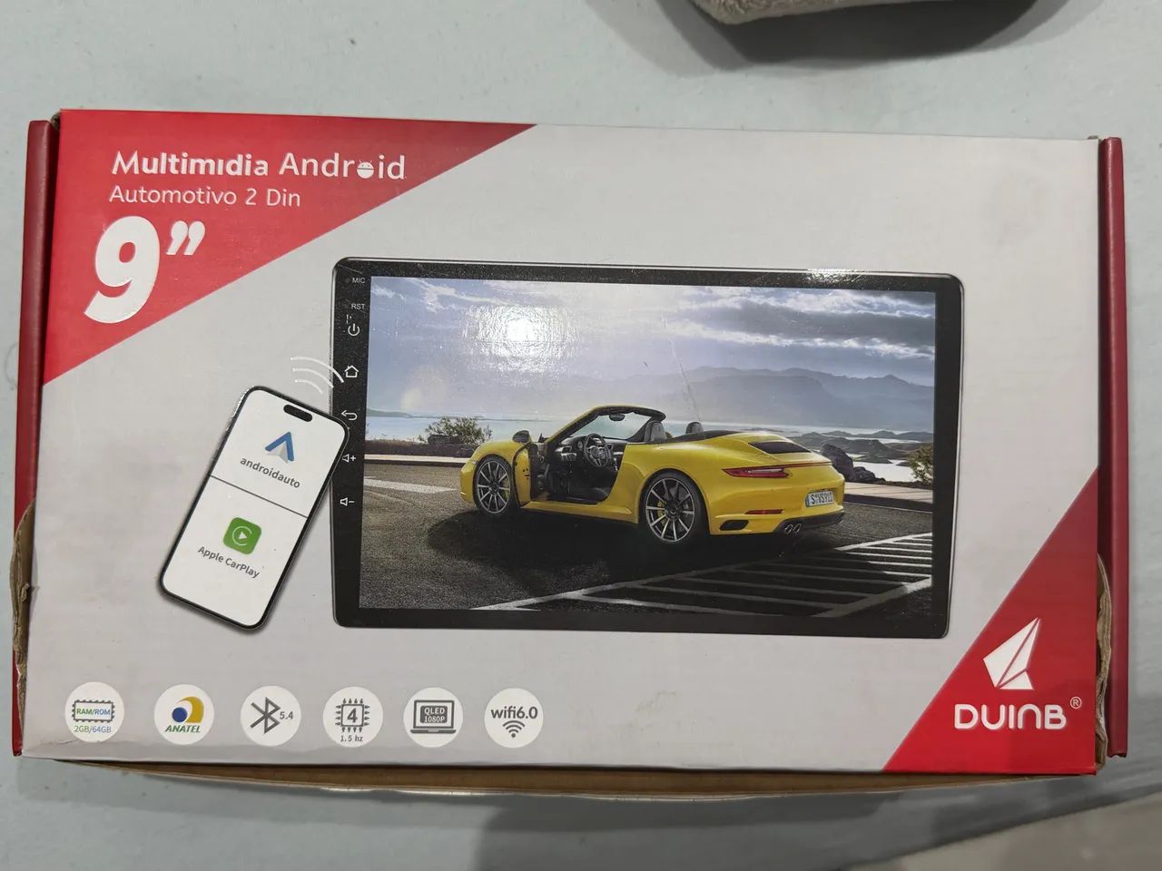 Multimídia Android 9?2 DIN CarPlay + Android Auto DUNB