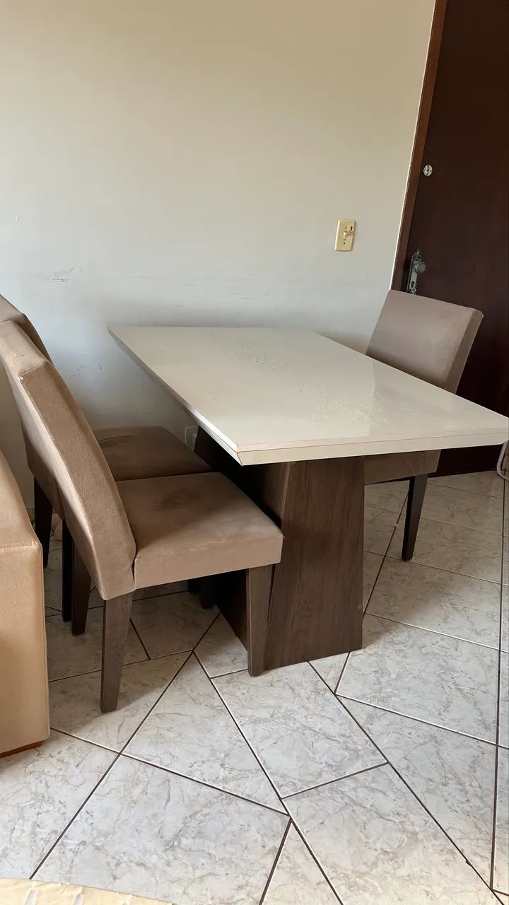 Mesa de Jantar 3 cadeiras  - Foto 4