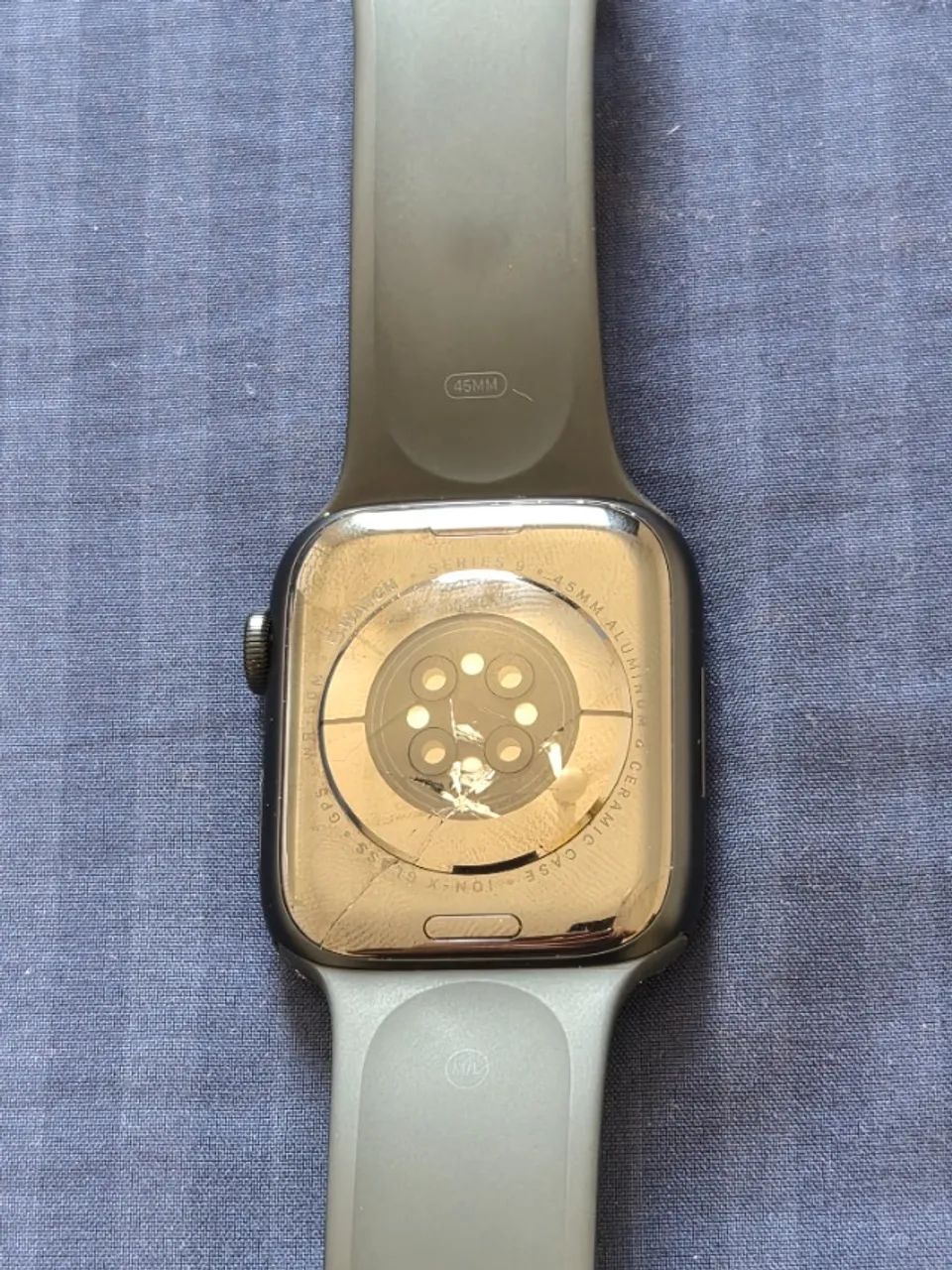  Smartwatch Apple Watch Series 9 GPS 45mm Midnight Alumínio - com Caixa - Foto 5