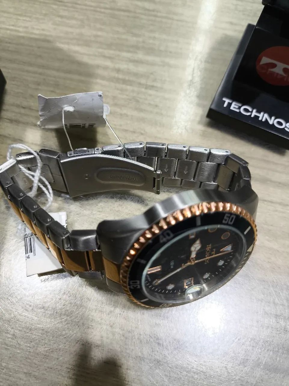 Relógio Technos Ocean Acqua Bicolor Novo - Foto 4