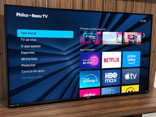 Vendo Smart TV Philco 50" HDR 4K + Suporte + Entrega - Foto 3