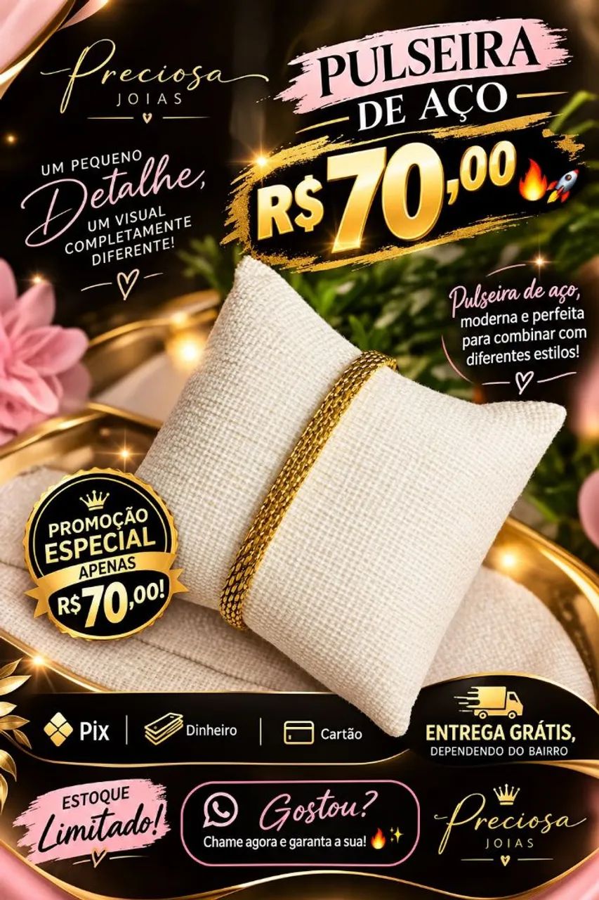 Pulseira femenina 