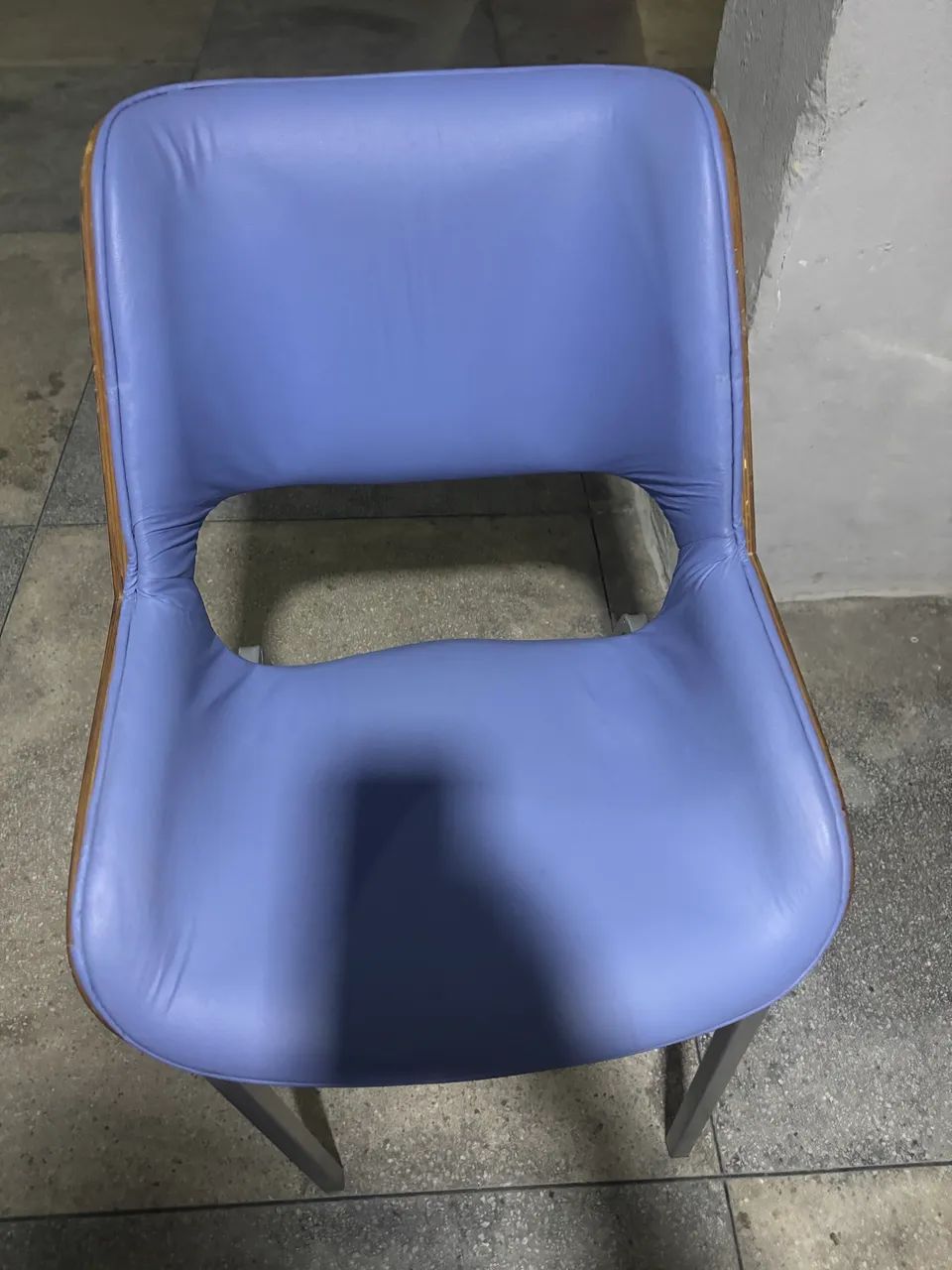Cadeiras executiva de escritório Azul claro Corino top - Foto 6