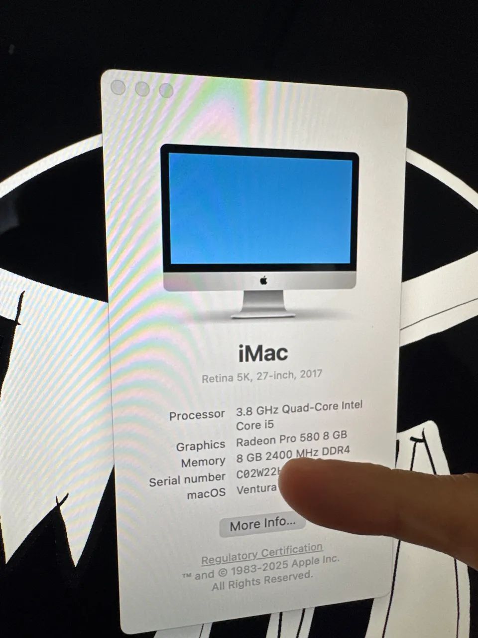 IMAC 27? polegadas ( proteção de retina 5k, 2017)  - Foto 3