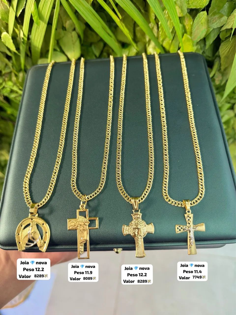 Corrente de ouro 18k Novas | Grumet dupla | Só qualidade