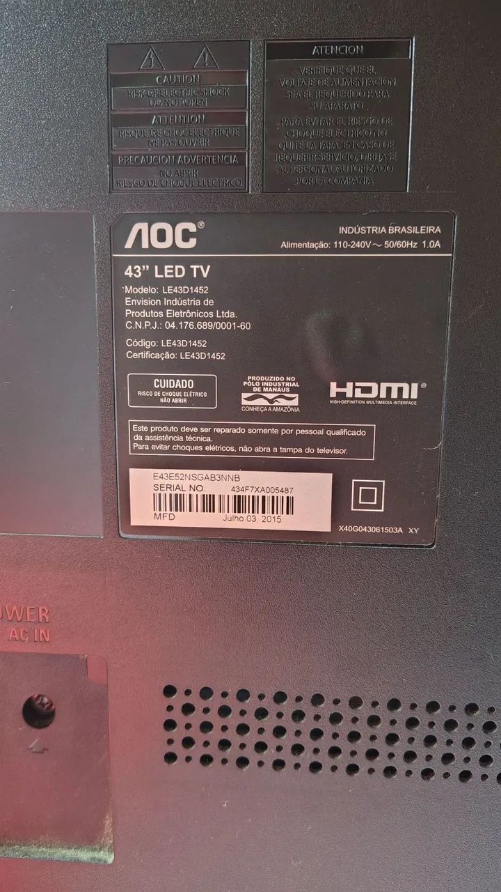Tv 43 led AOC  - Foto 2