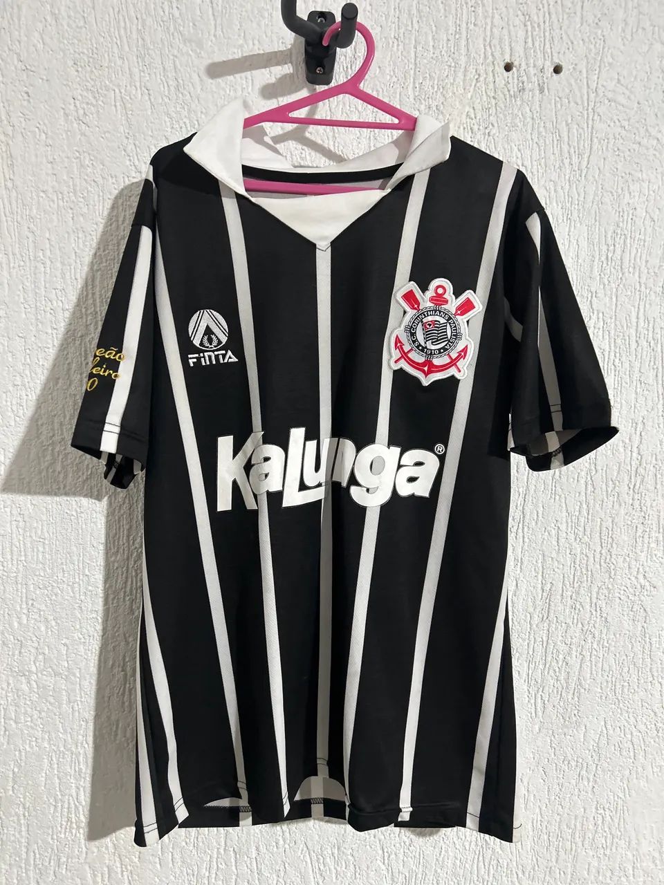 Camisa Corinthians Retrô- Campeão Brasileiro 1990