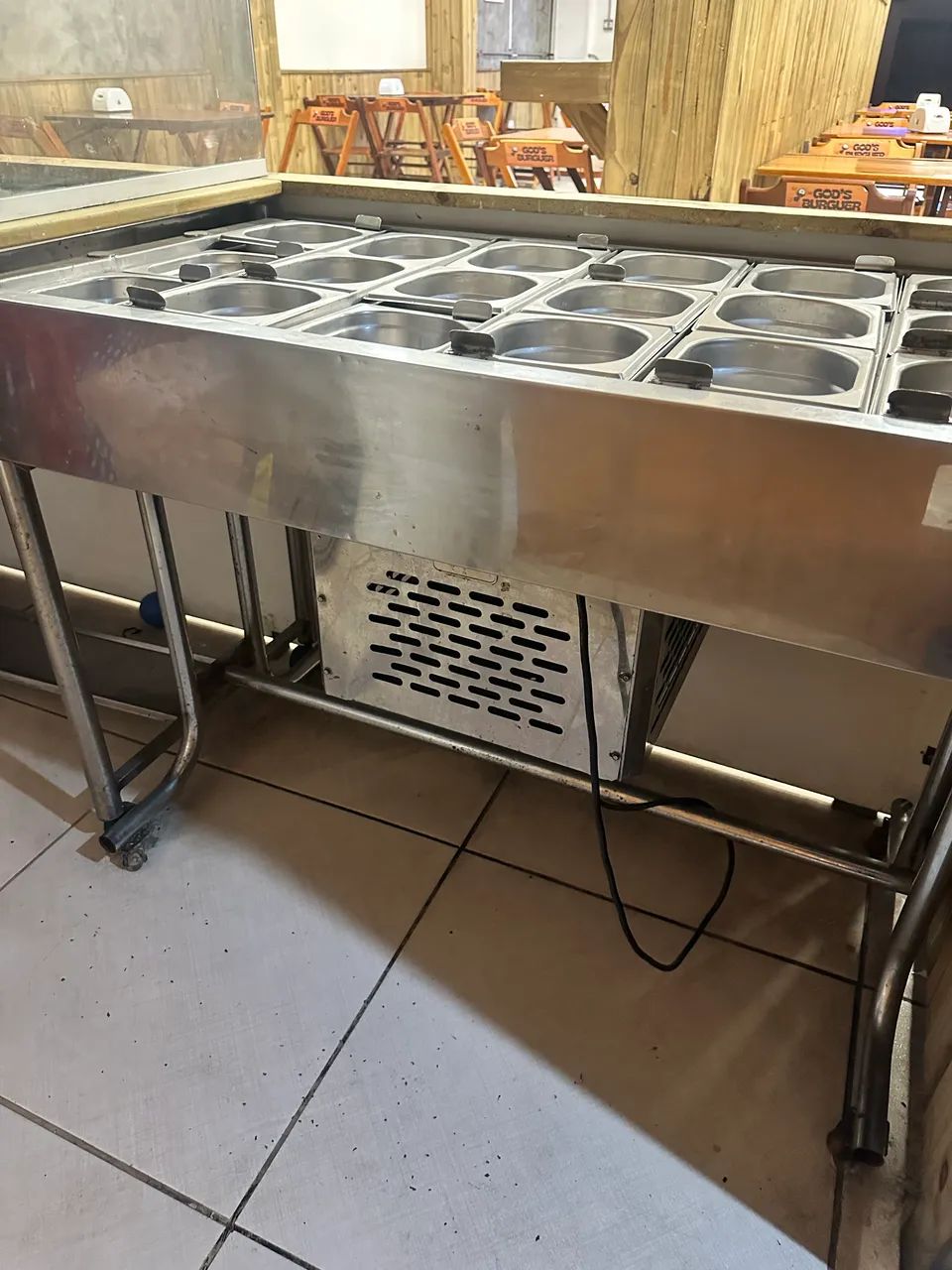 Mesa de self service refrigerada  - Foto 2