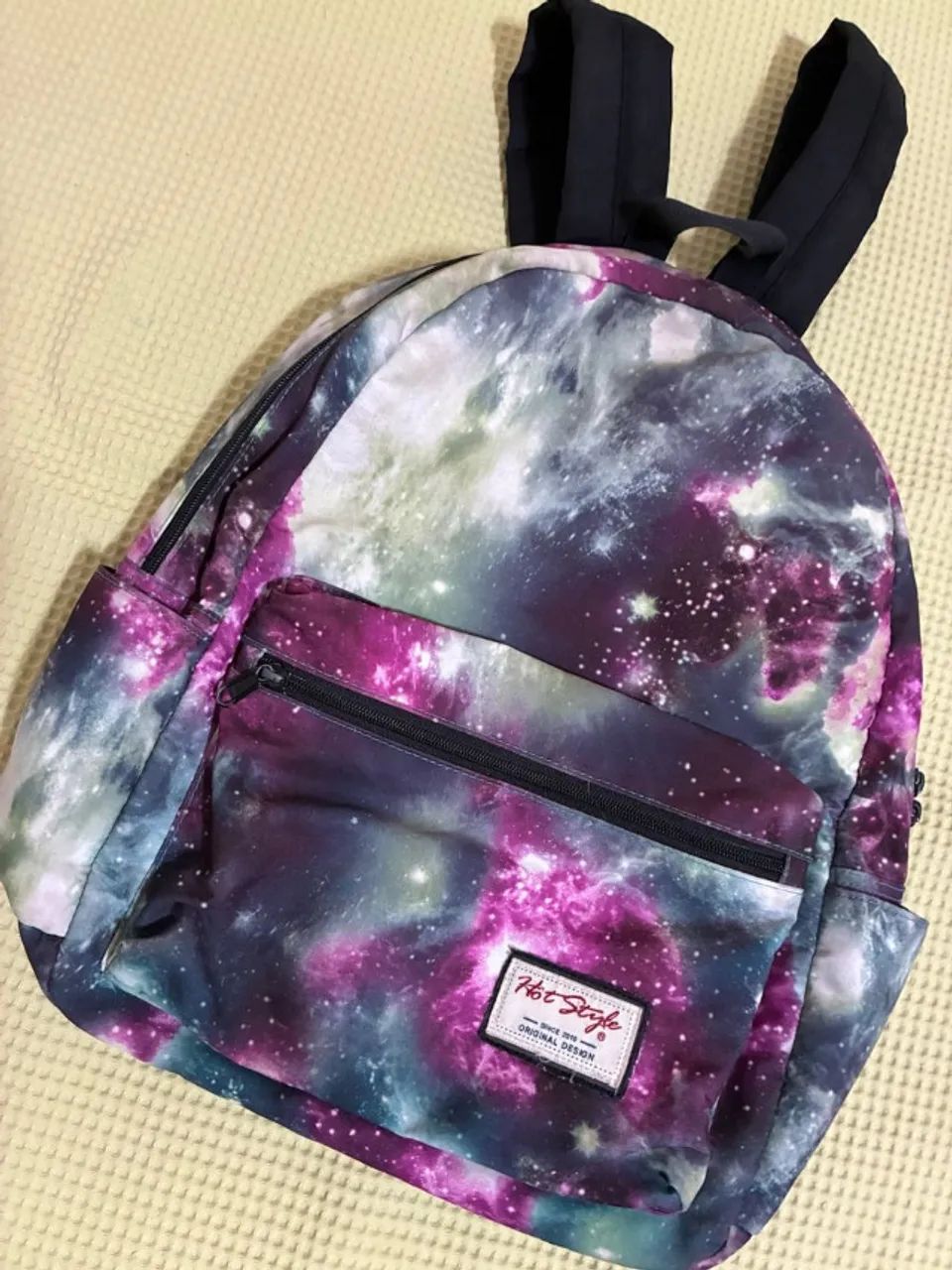 mochila hot style galáxia 