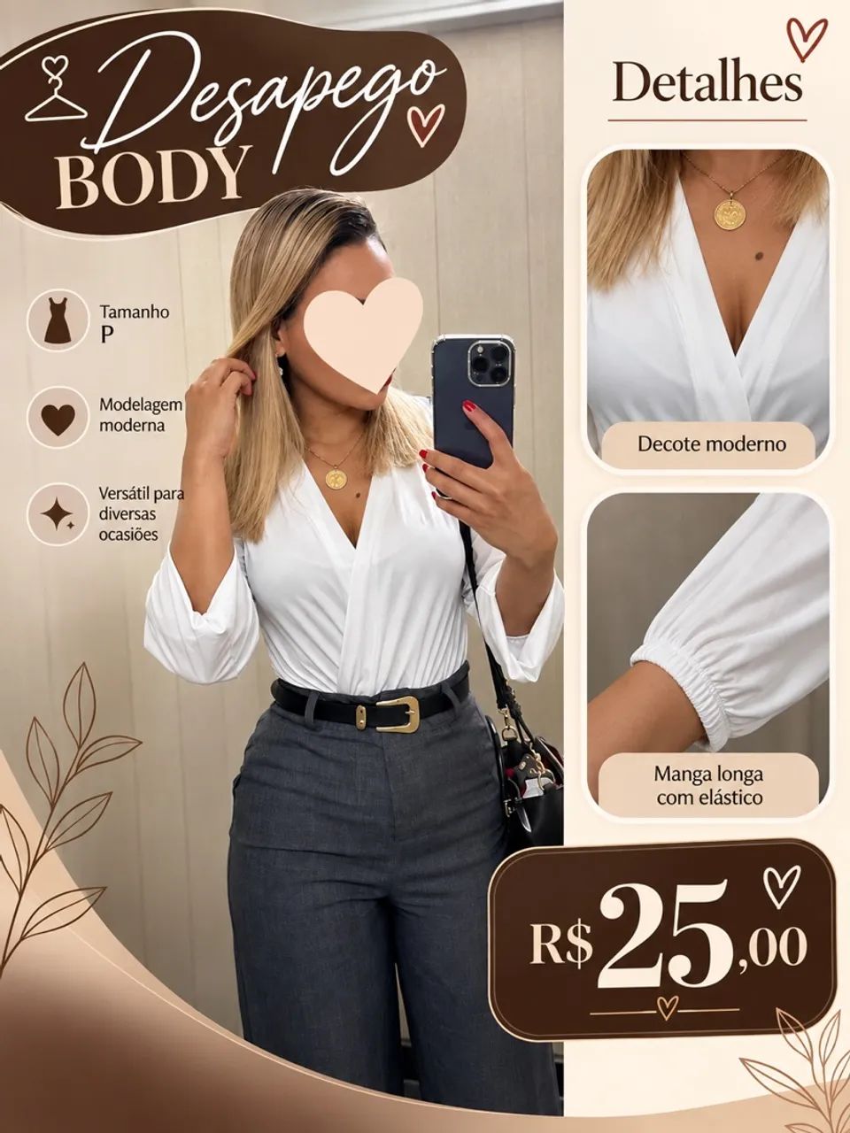 Peças femininas Tamanho P - Foto 3
