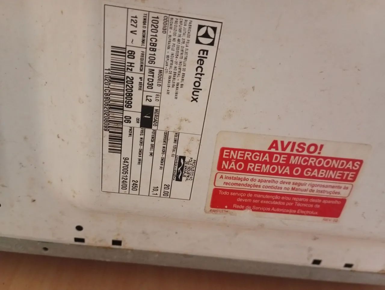 Microondas Eletrolux MTD30 20L - Foto 3
