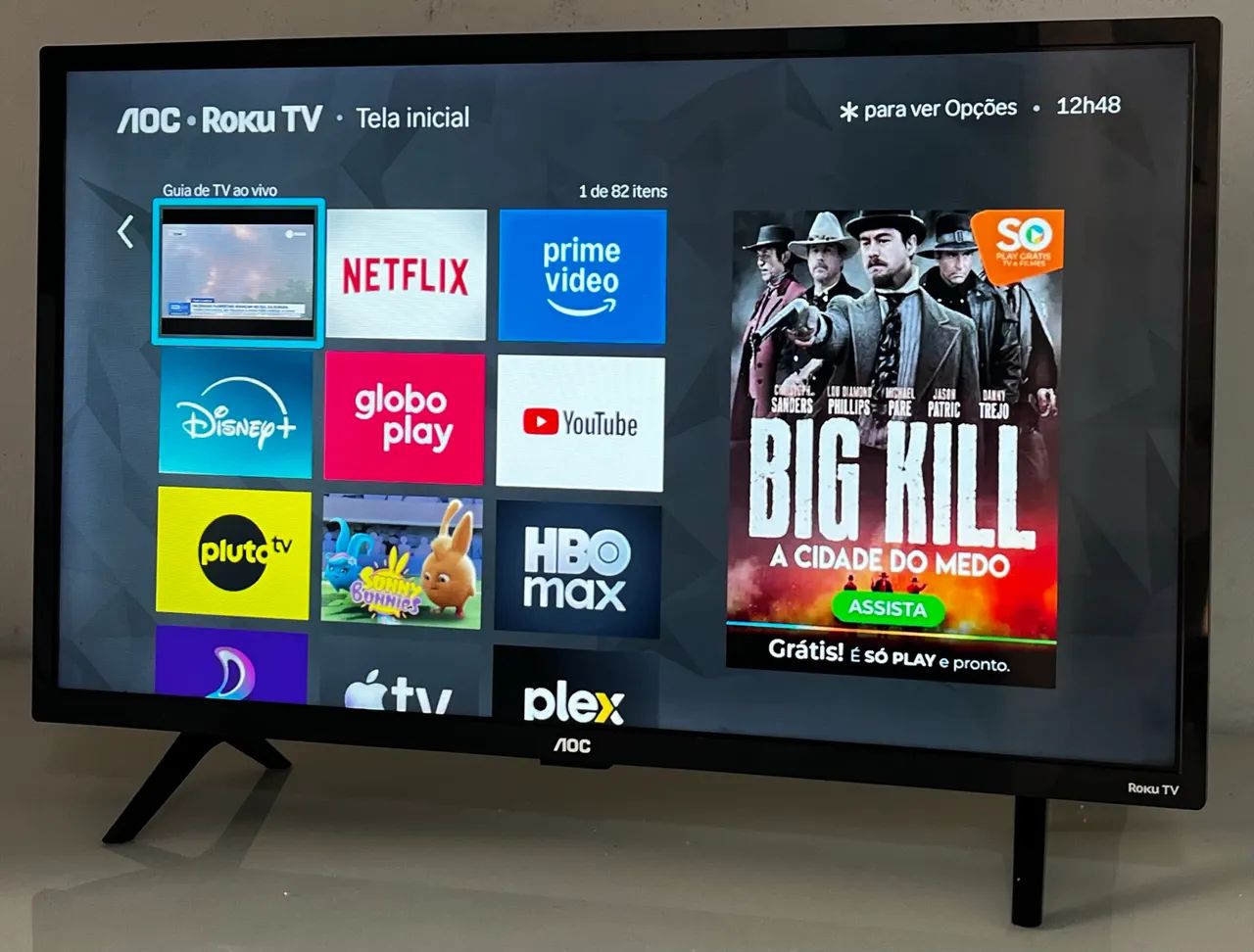Tv Smart 32 AOC ROKU - Foto 3