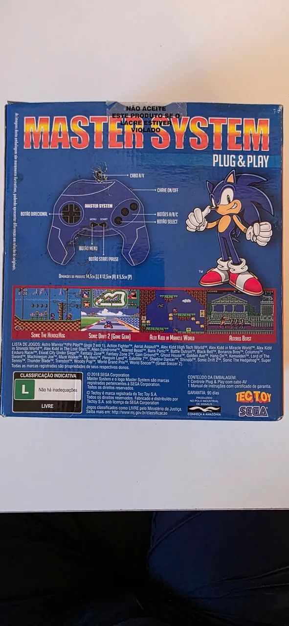 Master System Plug Play com 40 jogos - Foto 2