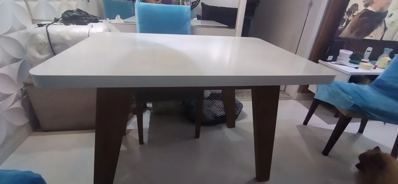 Mesa Tampo de vidro 1.20X80 - Foto 4
