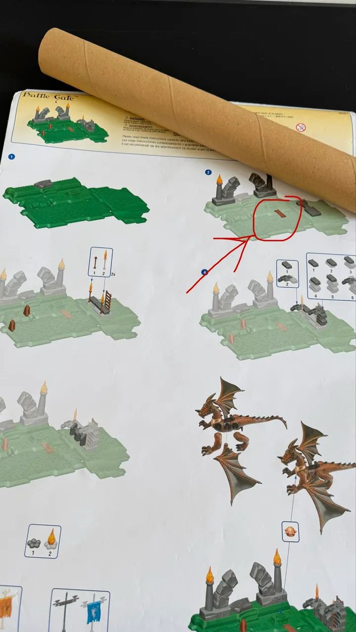 Dragons - Battle Gate - megabloks - Foto 2