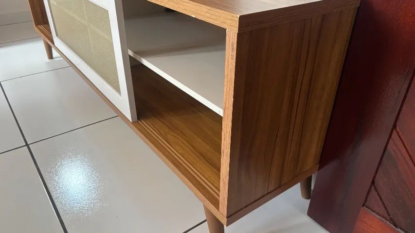 Rack Estilo Retrô Tv Até 60 Polegadas 163 cm - Foto 3