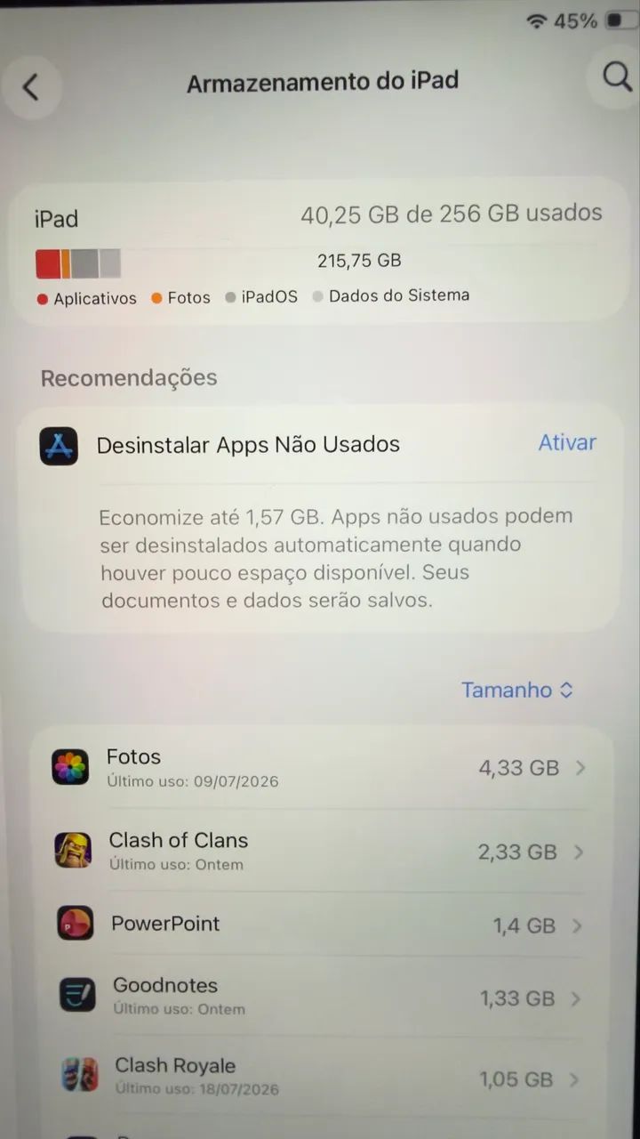 iPad Air 5 (chip M1) - 256GB - Impecável - Foto 4