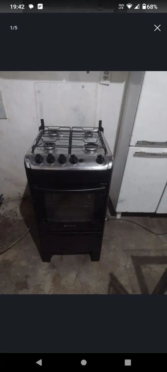 Fogão 4 bocas Automatico R$ 350