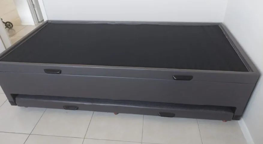 Box baú solteiro com cama auxiliar 