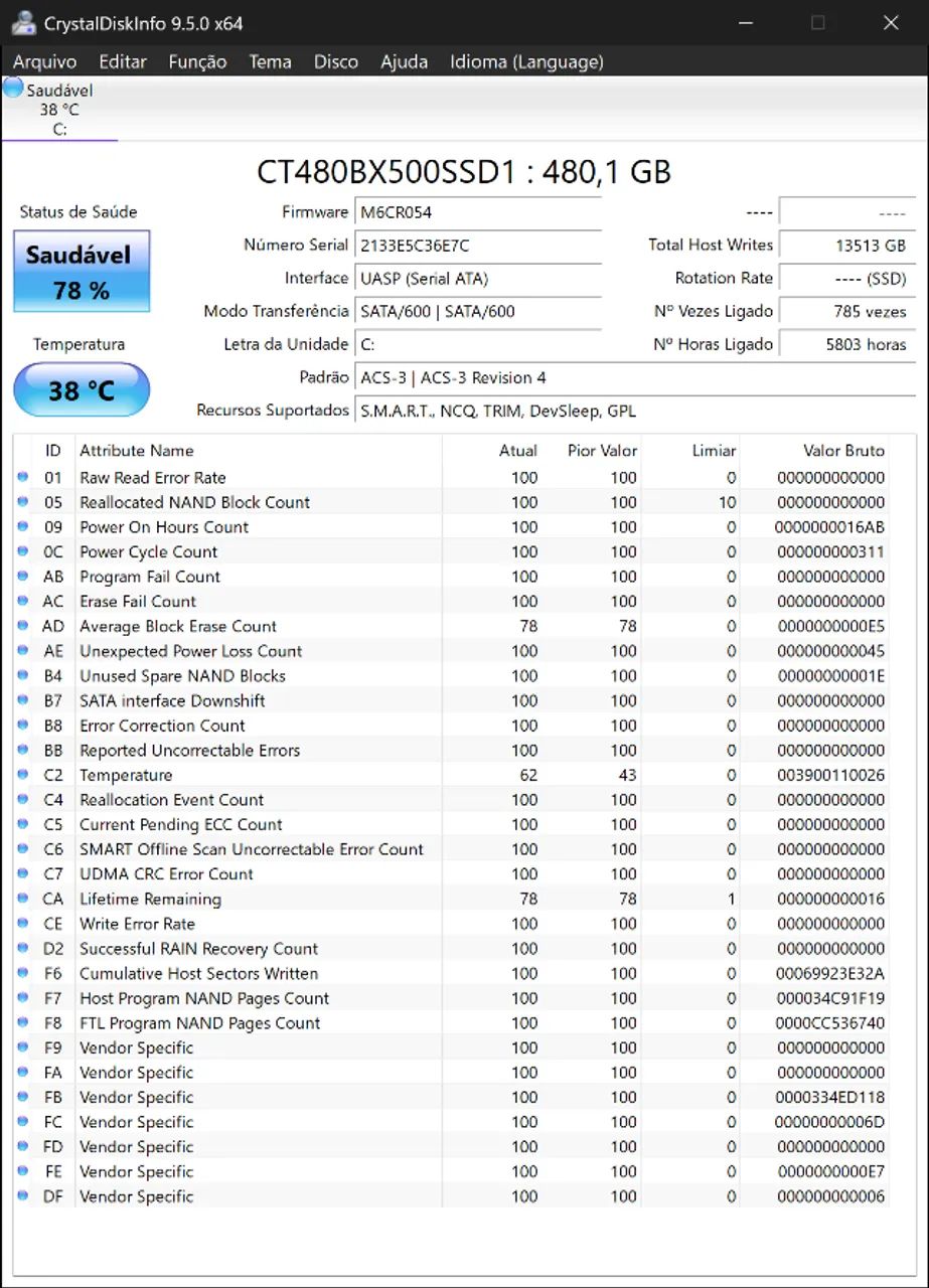 SSD 480GB Crucial WD Kingston com Windows! metro marechal lige * - Foto 3