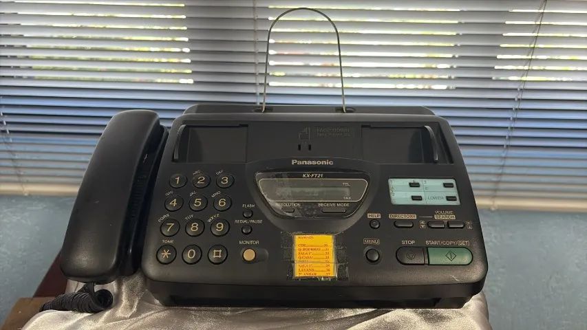 TELEFONE FAX PANASONIC MOD KX-FT21