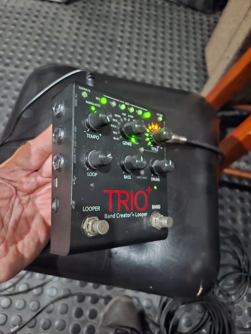 Pedal Trio+ Looper e Foot-Switch Digitech - Foto 3