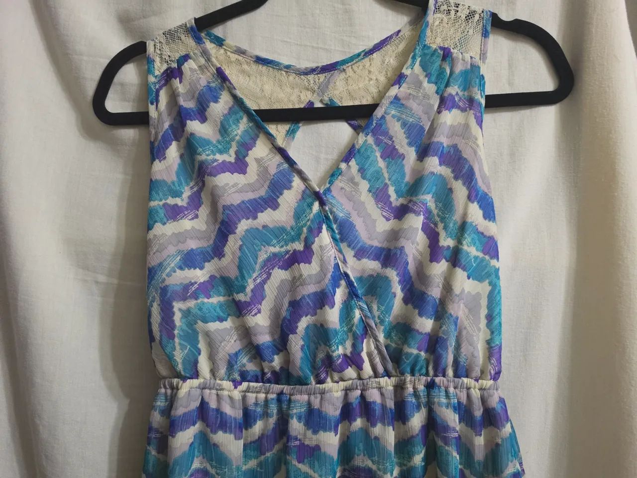 Vestido de crepe importado P