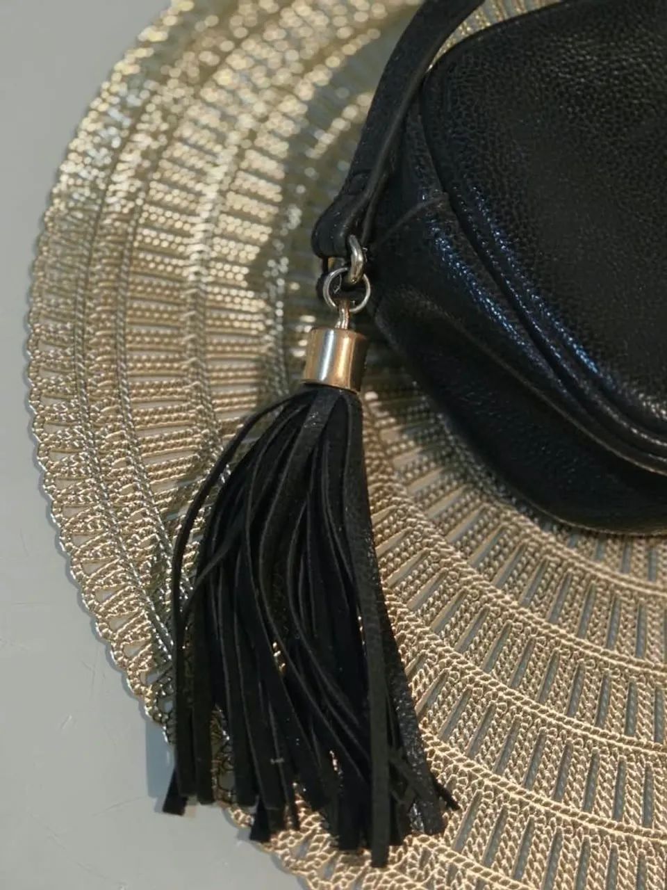 Bolsa Transversal Feminina Preta - Seminova - Foto 2