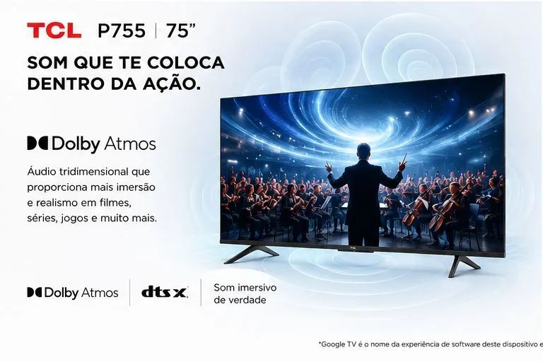 É  PRA VENDER SÓ HOJE ! TV 75 NOVA !  - Foto 2