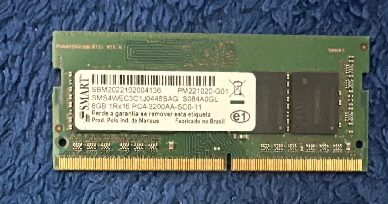 Memória DDR4 8Gb