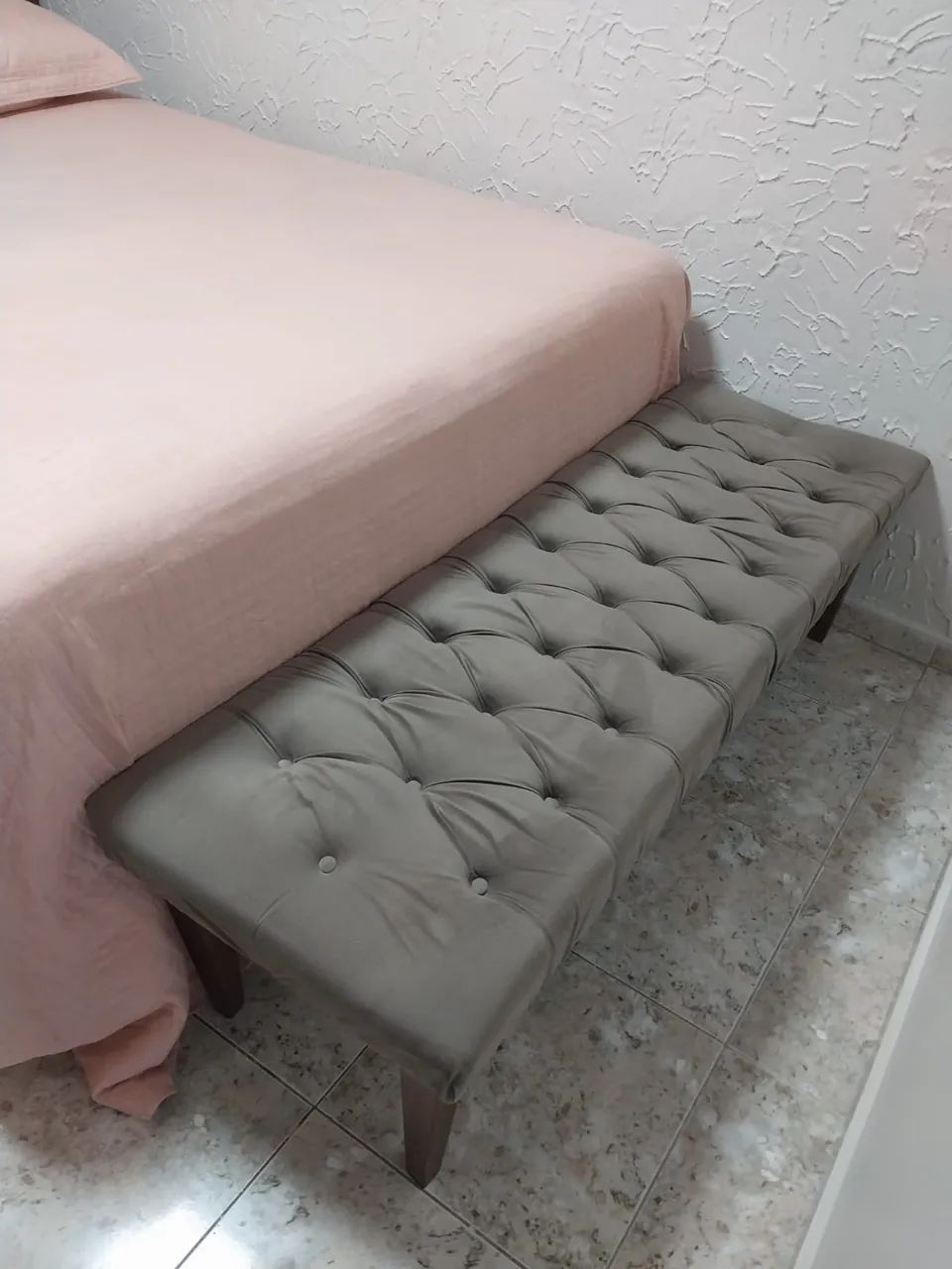 Banco Recamier para cama