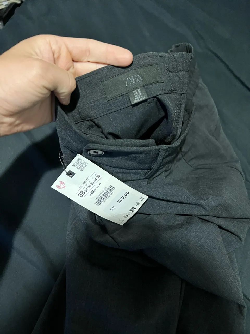 CALÇA DE LINHO DA ZARA 